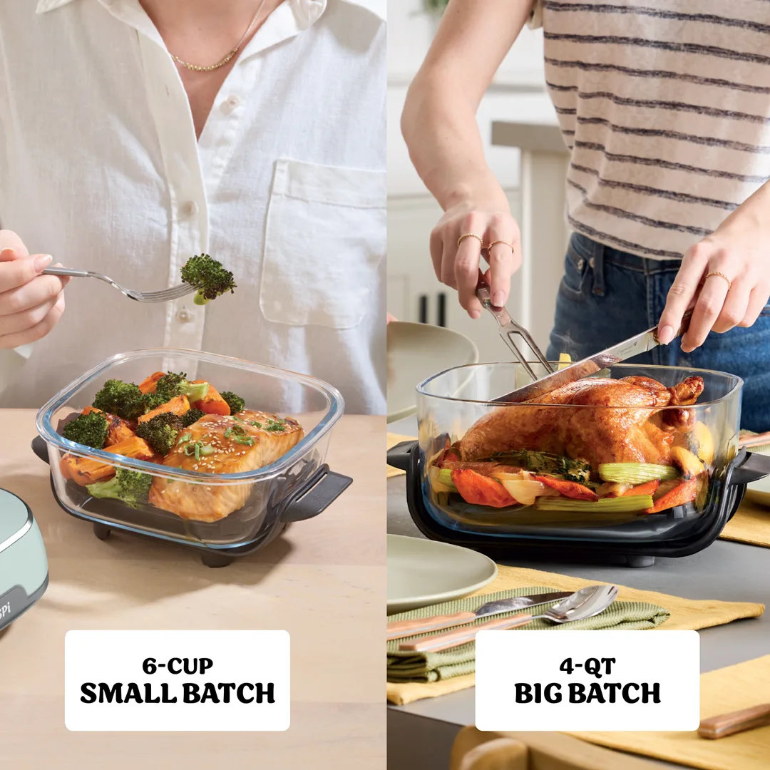 Ninja Crispi 4-in-1 Portable Glass Air Fryer Cooking System